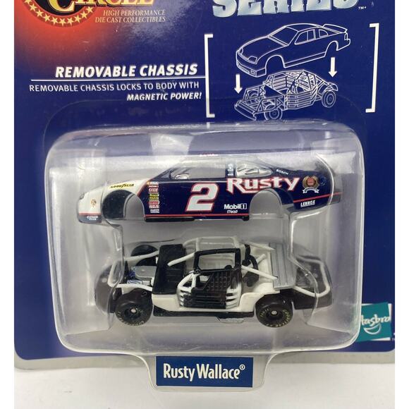Winner’s Circle RUSTY WALLACE Tech Series 1/64 Removable Chassis Hasbro NASCAR - Picture 5 of 5
